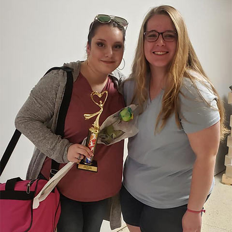 Shopping for Prom paid off!